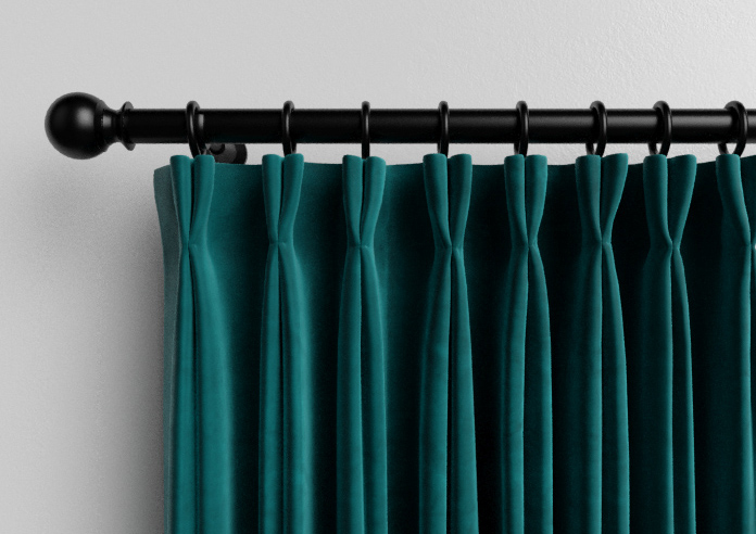 Ultra Luxe Velvet, Deep Teal - Made to Measure Curtains - Image 10